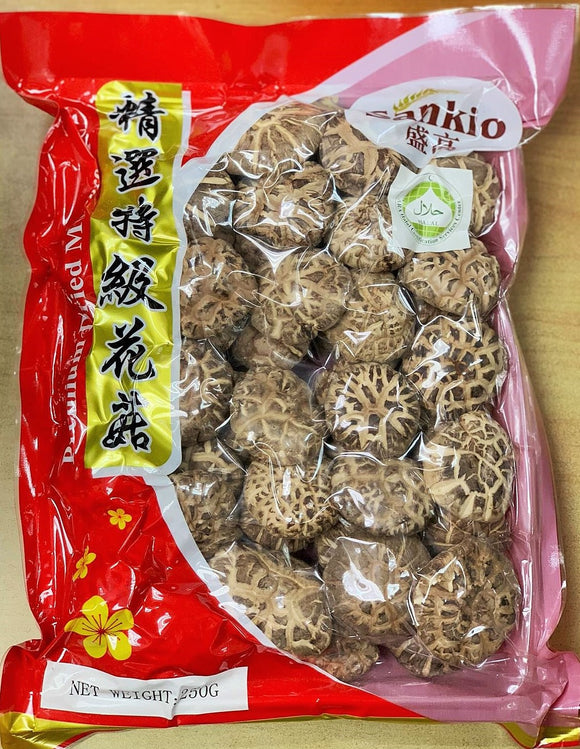 Premium Mushrooms 精选特级花菇 Jing Xuan Te Ji Hua Gu 250g - Yong Xing Tonic