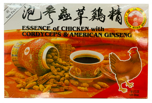 Essence Of Chicken With Cordyceps & American Ginseng 泡参虫草鸡精 Pao Shen Chong Cao Ji Jing 75ml X 6 bottles - Yong Xing Tonic