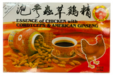 Essence Of Chicken With Cordyceps & American Ginseng 泡参虫草鸡精 Pao Shen Chong Cao Ji Jing 75ml X 6 bottles - Yong Xing Tonic