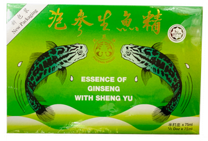 Essence With Ginseng With Sheng Yu 泡参生鱼精 Pao Shen Sheng Yu Jing 75ml X 6 bottles - Yong Xing Tonic