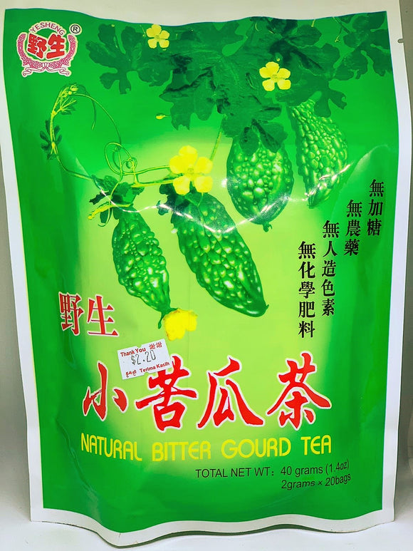 Natural Bitter Gourd Tea 野生小苦瓜茶 Ye Shen Xiao Ku Gua Cha - Yong Xing Tonic